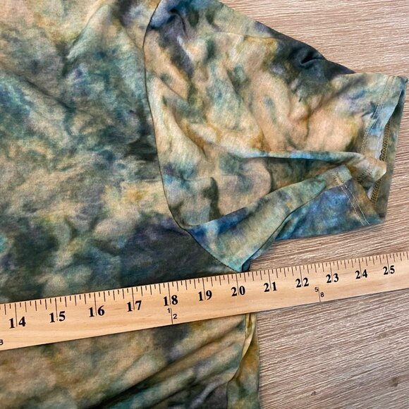 Daniel Benjamin Top Women's Multicolor Sz XL Bling Skull Watercolor Do or Die - Picture 7 of 8